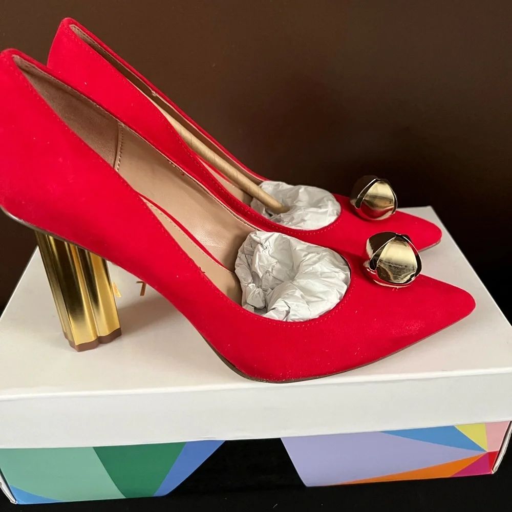 Katy Perry Women's The Dellilah Jingle Pump Sz 6.5 M